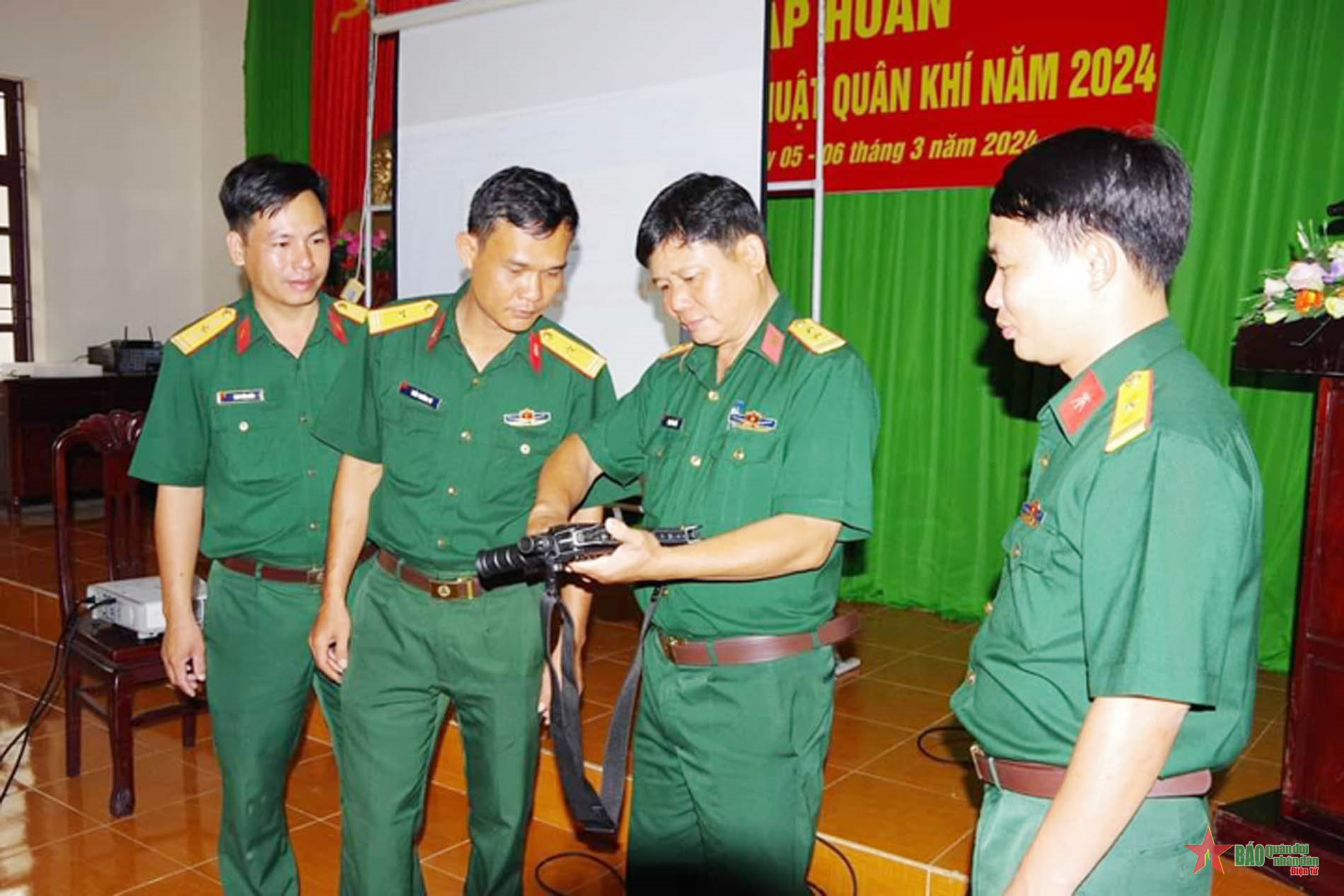 Sư đoàn 5 tập huấn công tác kỹ thuật quân khí năm 2024